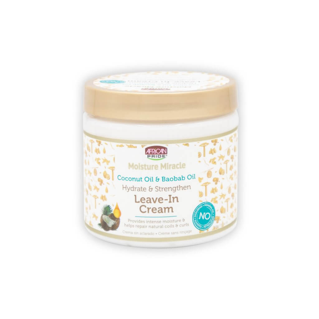 African Pride Moisture Miracle Coconut Oil Leave-In Cream