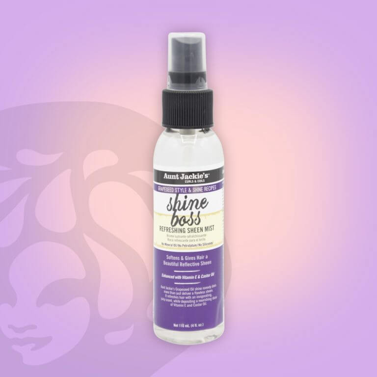 Aunt Jackie's Shine Boss Grapeseed Sheen Mist